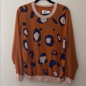 3.1 Phillip Lim Brown and Blue Sweater